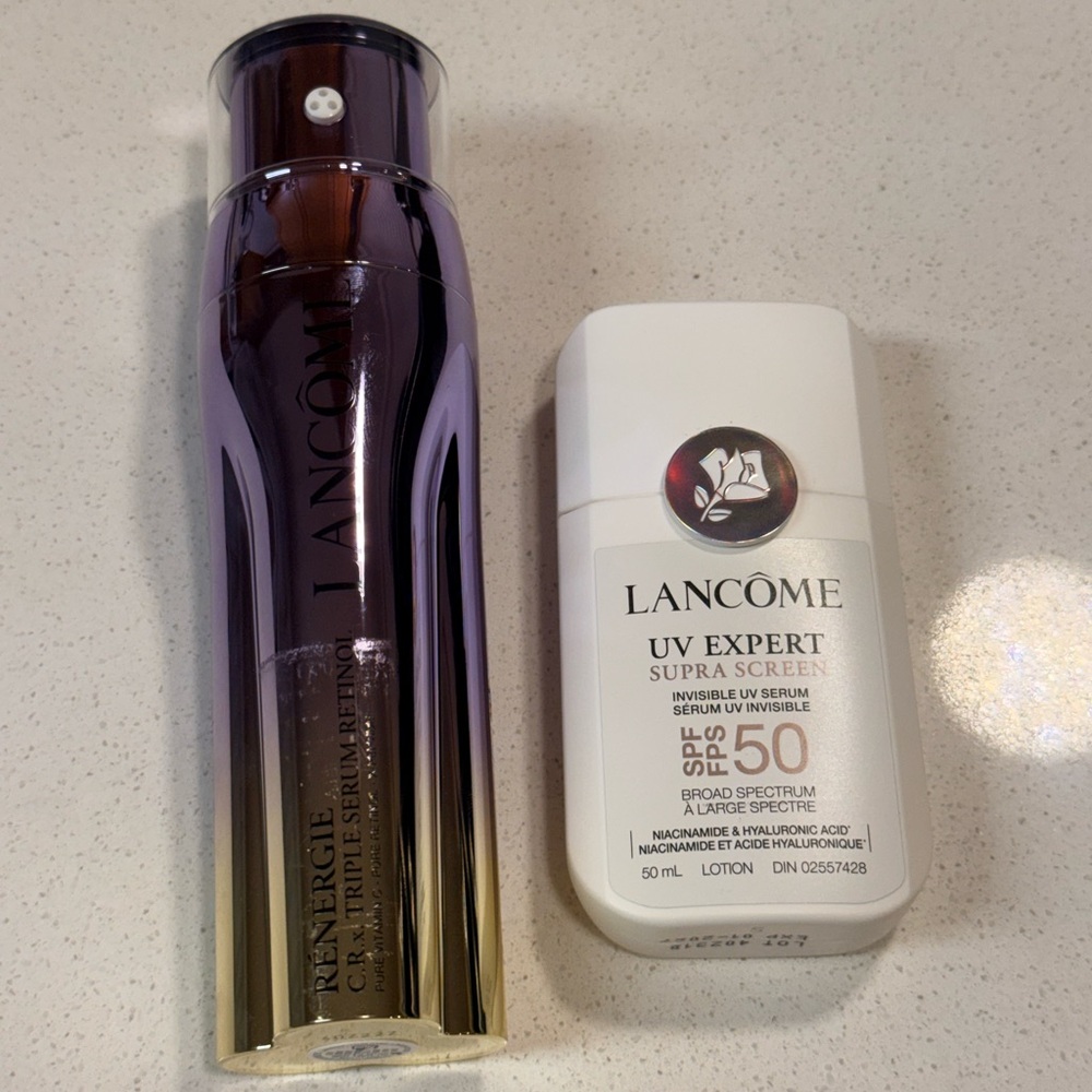 Lancome Skincare Set - Renergie and Supra Screen